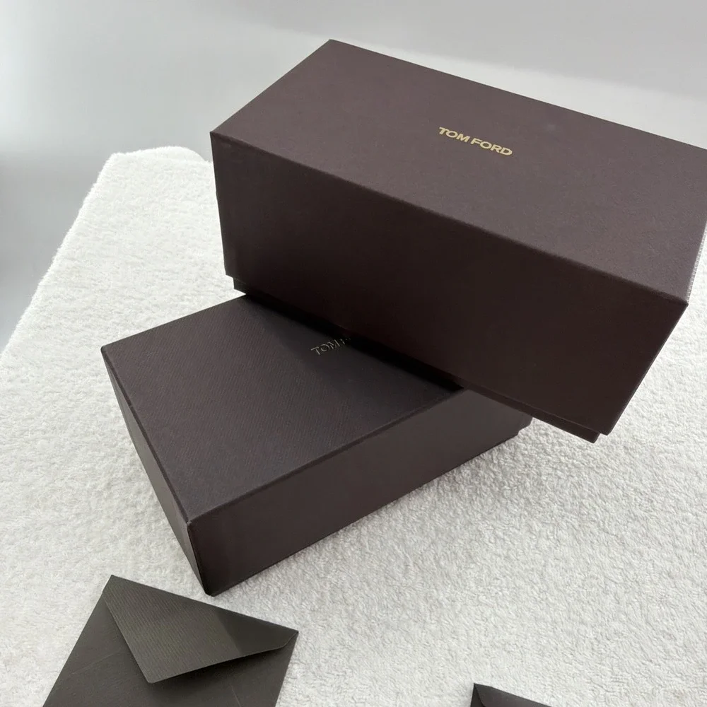 2 Tom Ford Empty Sunglasses Gift Box Only EMPTY With Cards & Envelopes